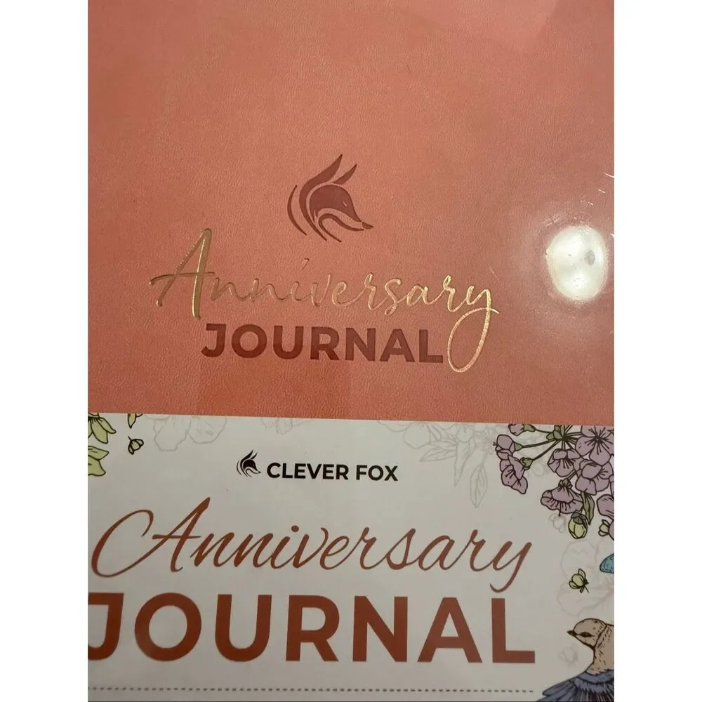 Clever Fox Anniversary Journal – Couple Memory Book & Photo Album Space